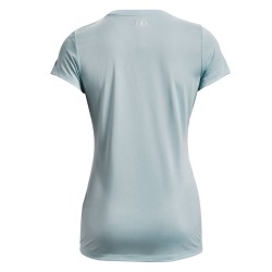 Women's T-shirt Under Armour Women's UA Tech™ Solid Logo Arch Short Sleeve - breaker blue/white