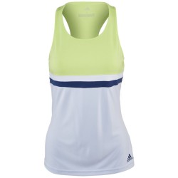 Women's top Adidas Club Tank - semi frozen yellow