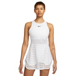 Women's dress Nike Court Dri-Fit Slam Tennis Dress - white/black