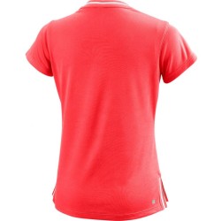 Girls' T-shirt Wilson Team II V-Neck G - fiery coral