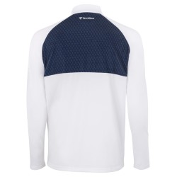 Men's long sleeve T-shirt Tecnifibre Thermo Zipper Longsleeves - white