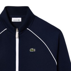 Boys' jumper Lacoste Kids' Zip-Up Sweatshirt - navy blue