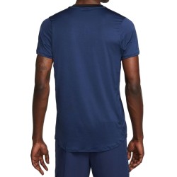 Men's Polo T-shirt Nike Men's Court Dri-Fit Advantage Polo - midnight navy/black/white