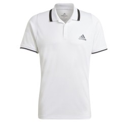 Men's Polo T-shirt Adidas Freelift Polo M - white/black/black