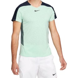 Men's T-shirt Nike Court Dri-Fit Slam Tennis Top M - mint foam/obsidian/mineral slate/black