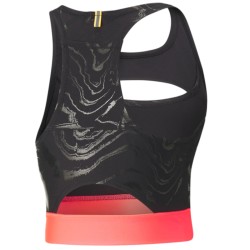 Women's top Puma Run Ultraform Aop Crop Tank - puma black