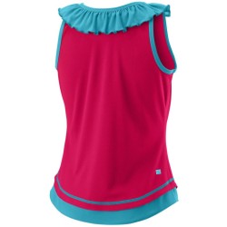 Girls' T-shirt Wilson Competition Tank II G - love potion/scuba blue