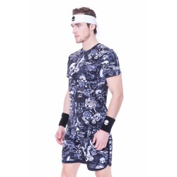 Men's T-shirt Hydrogen Printed Tech Tee - black/grey