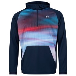 Men's Jumper Head Power Hoodie M - dark blue/print vision
