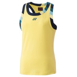 Women's top Yonex AO Tank - soft yellow