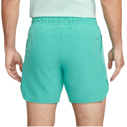 Men's shorts Nike Dri-Fit Advantage Short 7in - washed teal/lime blast/white