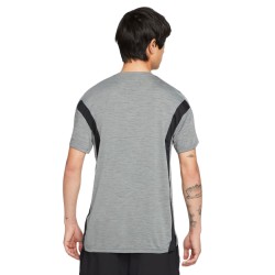 Men's T-shirt Nike Top SS Hyper Dry Veener M - iron grey/particle grey/heather/black