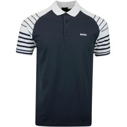 Men's Polo T-shirt BOSS Paule 3 Polo Shirt - dark blue