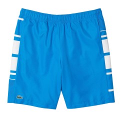 Men's shorts Lacoste SPORT Men Printed Side Bands Shorts - blue/white