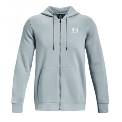 Men's Jumper Under Armour Men's UA Essential Fleece Full-Zip Hoodie - gray