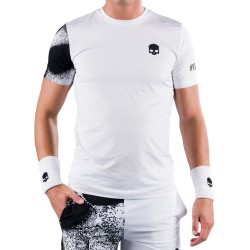 Men's T-shirt Hydrogen Bicolor Spray Tech Tee Man - white