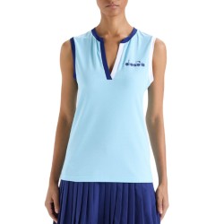 Women's top Diadora L. Tank Icon - bright baby blue