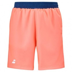Boys' shorts Babolat Play Short Boy - fluo strike/estate blue