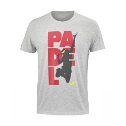 Men's T-shirt Babolat Padel Cotton Tee Men - high rise heather