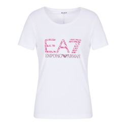 Women's T-shirt EA7 Women Jersey T-Shirt - white