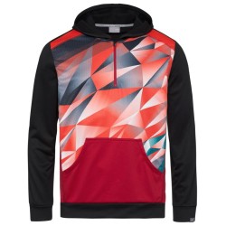 Men's Jumper Head Medley Hoodie M - tangerine/forest green