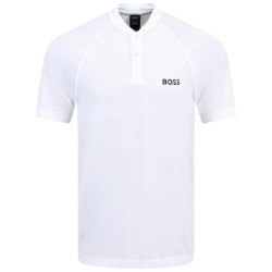 Men's Polo T-shirt BOSS x Matteo Berrettini Pariq MB Polo - white