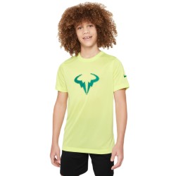 Boys' t-shirt Nike Boys Rafa Training T-Shirt - light lemon twist