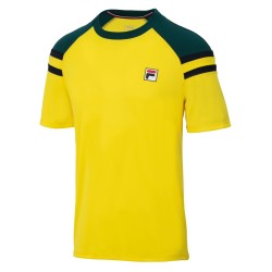 Boys' t-shirt Fila T-Shirt Frankie Boys - buttercup/deep teal/fila navy