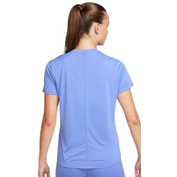 Women's T-shirt Nike Dri-FIT One Short Sleeve Standard Fit Top - polar/white