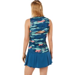 Women's top Asics Women Match Graphic Tank - light indigo