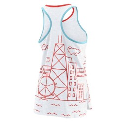 Women's top Wilson Chi Cnt Tank W - white