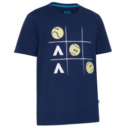 Boys' t-shirt Australian Open Boys T-Shirt Tennis Ball Logo - navy