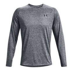 Men's long sleeve T-shirt Under Armour Men's UA Tech Long Sleeve - pitch gray/black