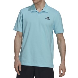 Men's Polo T-shirt Adidas Club House 3-Bar Tennis Polo Shirt - bliss blue