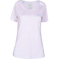 Women's T-shirt Prince V-Neck T-shirt - grey/azure