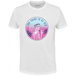 Men's T-shirt Babolat Exercise Message Tee Men - white