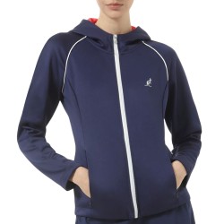 Women's jumper Australian Jacket in Double with Printed - blu cosmo