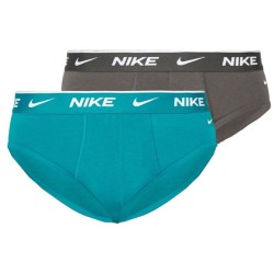 Men's Boxers Nike Everyday Cotton Stretch Brief 2P - bright spruce/anthracite