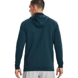 Men's Jumper Under Armour Rush Warm-Up Full-Zip Hoodie - blue note/black