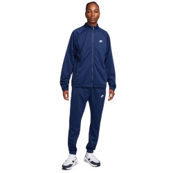 Men's Tracksuit Nike Club Sportswear Sport Casual Track Suit - midnight navy/white