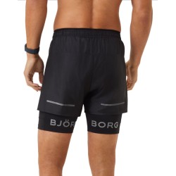 Men's shorts Bj_rn Borg Running Shorts 2-1 - black beauty