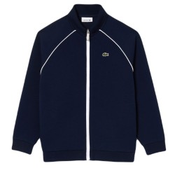Boys' jumper Lacoste Kids' Zip-Up Sweatshirt - navy blue