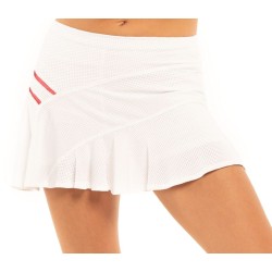 Women's skirt Lucky in Love Core Whites Mesh Love Skirt - white/coral crush