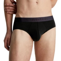 Men's Boxers Calvin Klein Boxer Hip Brief 3P - black/black/black