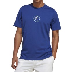 Men's T-shirt Adidas Tennis Cat Graphic T-shirt - victory blue
