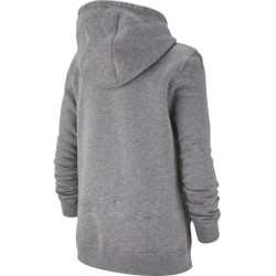 Boys' jumper Nike NSW Hoodie FZ Club B - carbon heather/smoke grey/white