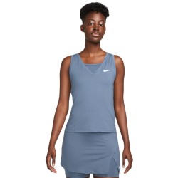 Women's top Nike Court Dri-Fit Victory Tank - diffused blue/white