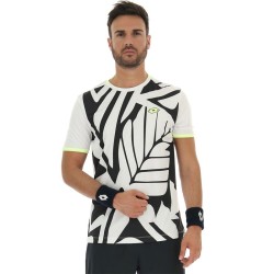 Men's T-shirt Lotto Top Ten III Tee PRT2 PL - bright white