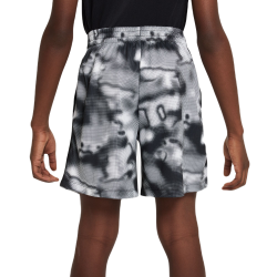 Boys' shorts Nike Dri-Fit Multi+ Printed Training Shorts - black/white