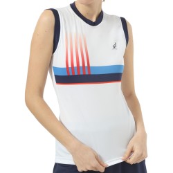 Women's top Australian Printed Ace Shirt - bianco